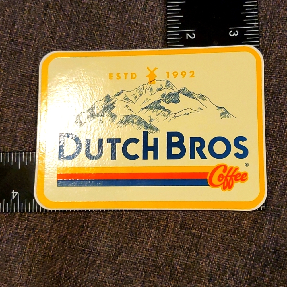 Mountain Dutch Bros sticker stickers